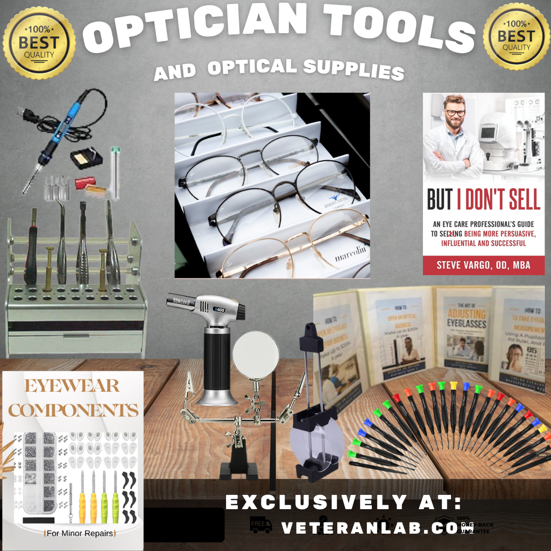 Optician Tools And Supplies (As low as $16 a week for a new career)