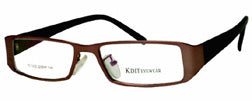 KDIT Eyewear 1002 (Stainless Steel) - Brown