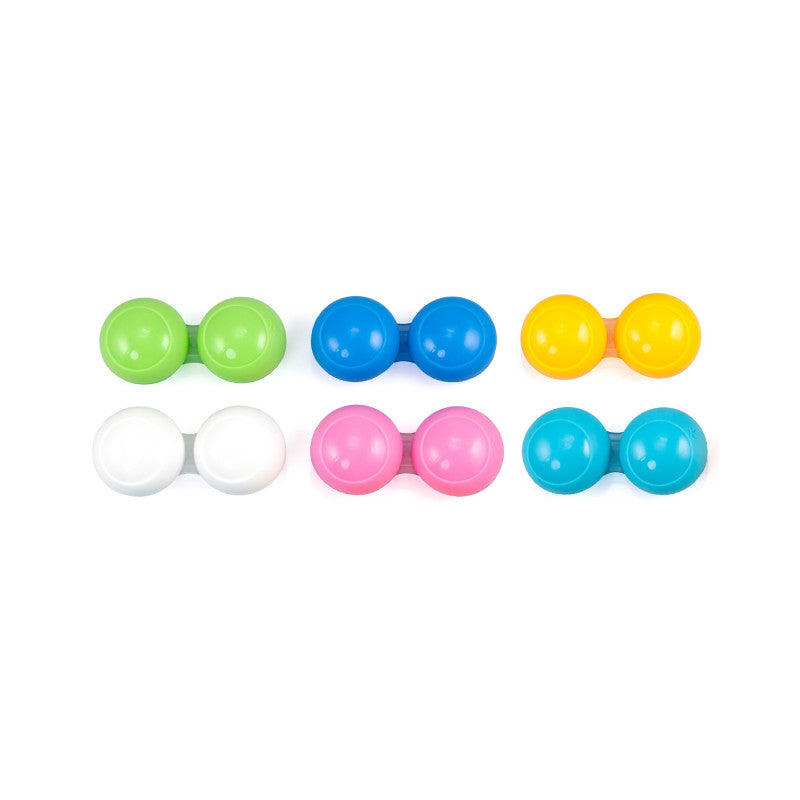 Eye-Shaped Twist Top Contact Lens Case