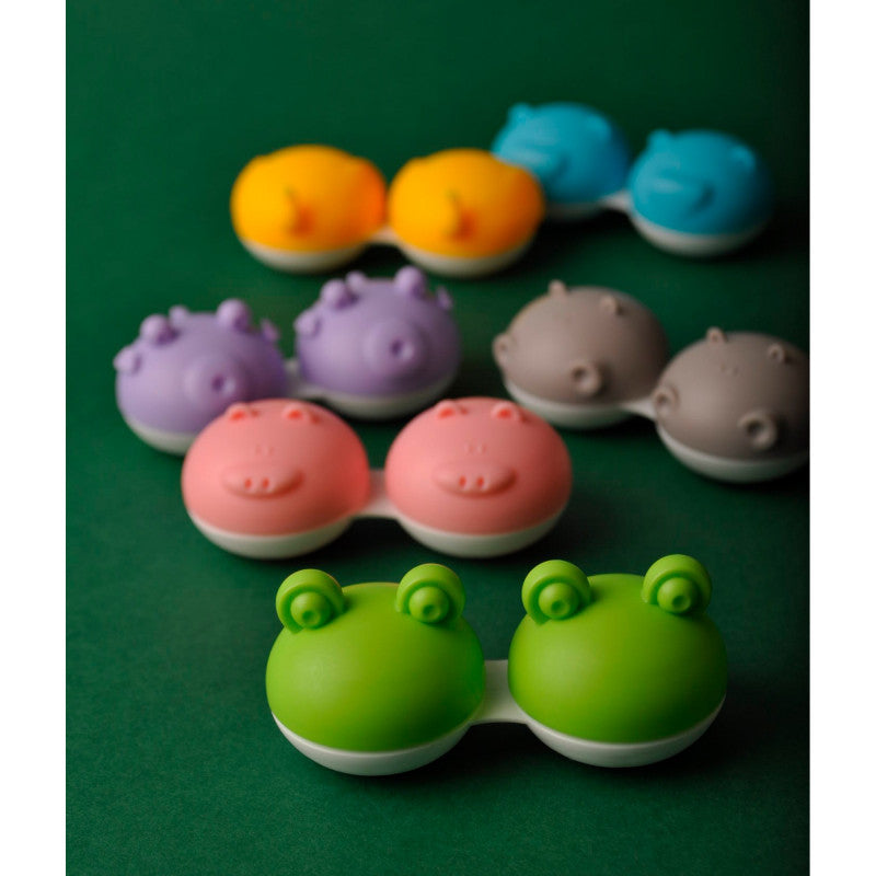 Cute Animal Twist Top Contact Lens Cases
