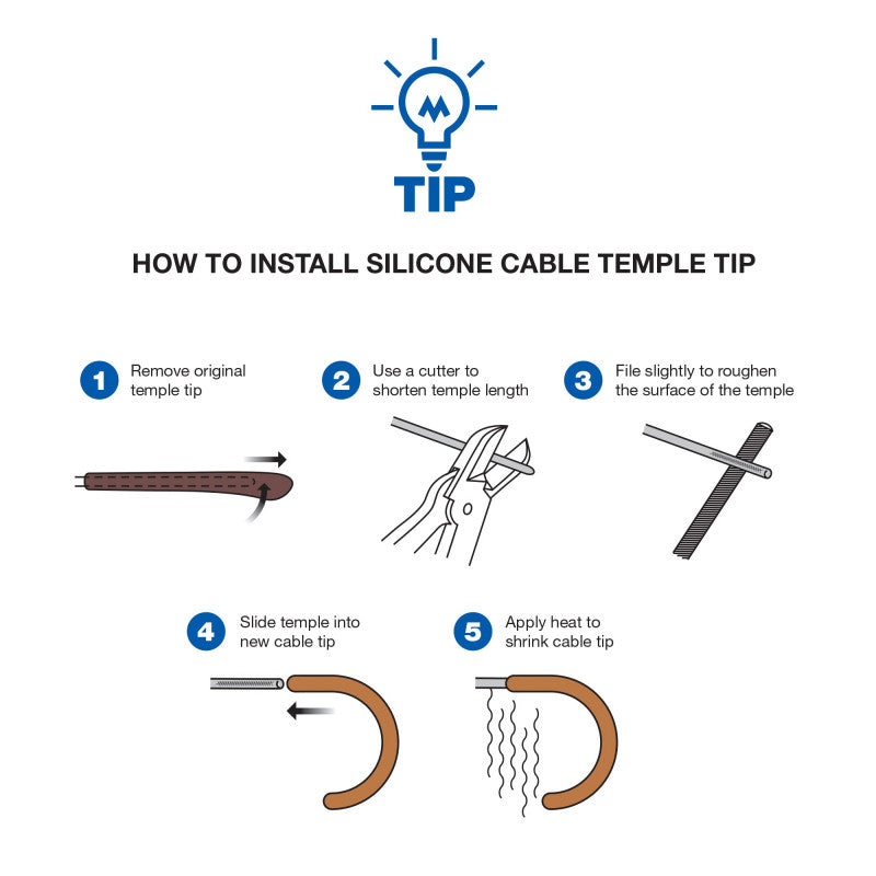 Cable Temple Tips
